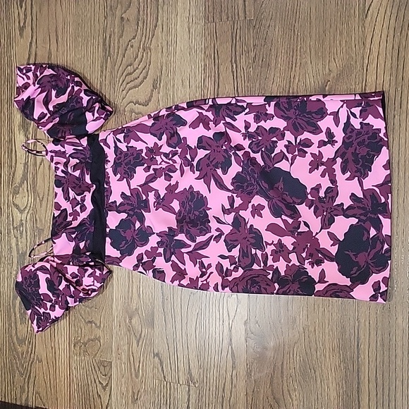 BLACK HALO floral midi-dress - Picture 2 of 4